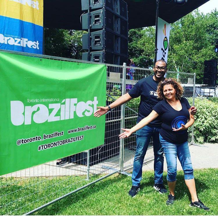 Petgrave and Arilda celebrates the Brazilfest 